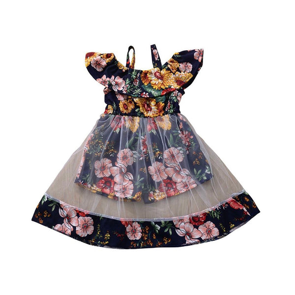 Eva Floral Mesh Jumpsuit