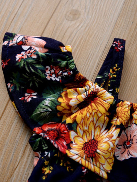 Eva Floral Mesh Jumpsuit