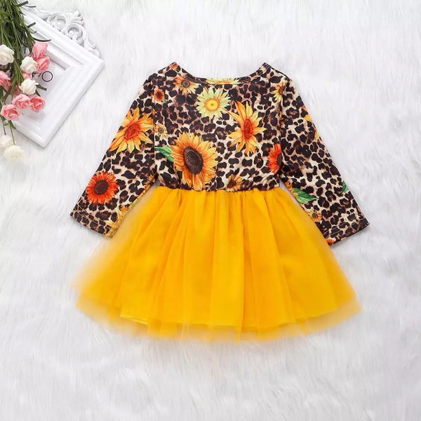 Isabella Sunflower Dress